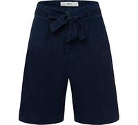 BRAX, Style Mare, Damen Kurze Jeans Shorts Bermudas Gabardine Marineblau D 36 W 28