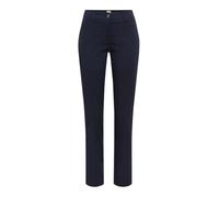 3/4-Hose BRAX "Style MARON S", Damen, Gr. 38, Normalgrößen, blau (navy), 78% Baumwolle, 19% Lyocell, 3% Elasthan, Hosen (11005056-38) navy