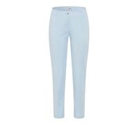 3/4-Hose BRAX "Style MARON S", Damen, Gr. 46, Normalgrößen, blau (hellblau), Web, 78% Baumwolle, 19% Lyocell, 3% Elasthan, Hosen (74437926-46) hellblau