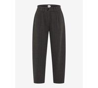 Brax Damen Bundfaltenhose Style MEGAN S SMOKE GREY, dunkelgrau, Gr. 40