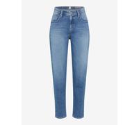 Röhrenjeans BRAX "Style MILEY S", Damen, Gr. 44, Normalgrößen, blau (hellblau), 95% Baumwolle, 3% Elastomultiester, 2% Elasthan, Jeans (79072624-44) hellblau