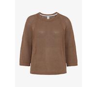 Brax Damen Strickpullover Style NALA mocha brown, dunkelbraun, Gr. 46