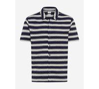 Poloshirt BRAX "Style PAJO", Herren, Gr. M (50), navy, 92% Polyester, 8% Elasthan, Shirts (78472755-M) navy