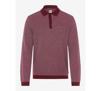 Brax Modern Fit Longsleeve Poloshirt Velvet, Einfarbig