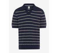 Brax Herren Strickpolo Style PASCAL navy, dunkelblau, Gr. XXXL