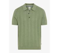 Brax Fashion Poloshirt PASCAL Modern Fit Longsleeve Grün Einfarbig XL