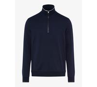 Langarm-Poloshirt BRAX "Style PEO", Herren, Gr. XXXL (58/60), navy, 100% Baumwolle, Shirts (27959345-XXXL) navy