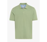 Poloshirt BRAX "Poloshirt Pete 1er Pack", Herren, Gr. M, grün, Obermaterial: 96% Baumwolle CO. 4% Elasthan EL., Shirts (27507829-M) grün