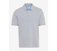 Brax Modern Fit Poloshirt Kurzarm grau