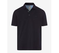 Poloshirt BRAX "Style PETE", Herren, Gr. M (50), blau (navy), 96% Baumwolle, 4% Elasthan, Kurzarm, Shirts (56119444-M) navy