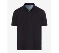 Poloshirt BRAX "Style PETE", Herren, Gr. XL (54), blau (navy), 96% Baumwolle, 4% Elasthan, Kurzarm, Shirts (56119444-XL) navy