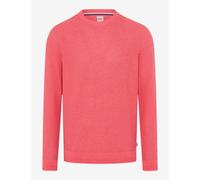 Brax Regular Fit Strickpullover Rundhalskoralle, Einfarbig