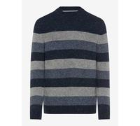 Brax Herren Strickpullover Style RICK universe, Blau, Gr. XL
