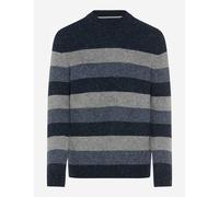 Brax Herren Strickpullover Style RICK universe, Blau, Gr. XL