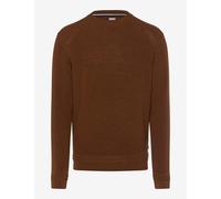Brax Herren Strickpullover Style ROY toffee, dunkelbraun, Gr. XL