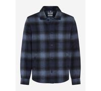 Brax Regular Fit Hemdjacke blau, Kariert