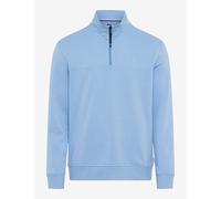 Brax Performance Regular Fit Troyer blau, Einfarbig