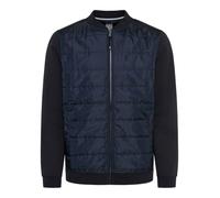 Sweatjacke BRAX "Style SKY", Herren, Gr. 5XL (64/66), blau (nachtblau), 70% Baumwolle, 30% Polyester, Sweatjacken Sweatjacke (67093101-5XL) nachtblau