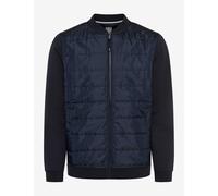 Sweatjacke BRAX "Style SKY", Herren, Gr. 4XL (62/64), blau (nachtblau), 70% Baumwolle, 30% Polyester, Sweatjacken Sweatjacke (67093101-4XL) nachtblau
