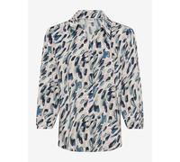 Kurzarmbluse BRAX "Style VELIA", Damen, Gr. 36, grau (taupe), 100% Viskose, Blusen (42538065-36) taupe