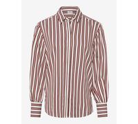 BRAX Damenbluse Feel Good Style VIC Viskose Streifen Mulberry Größe 40
