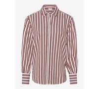Klassische Bluse BRAX "Style VIC", Damen, Gr. 48, rot (dunkelrot), 88% Viskose, 12% Polyamid, Blusen (49795331-48) dunkelrot