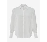 Brax Damen Hemdbluse STYLE.VIC Regular Fit Tencel Winter mit Manschetten Offwhite Größe 38