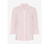 BRAX Kurzarmbluse Style VICKI 100% Leinen Web Damen Gr. 40 hellrosa