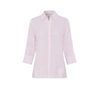 BRAX Style Vicki gestreifte Bluse aus Leinen mit verdeckter Knopfleiste