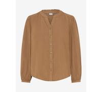 Brax Damen Bluse Style VIOLET walnut, Beige, Gr. 42