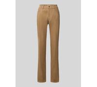 5-Pocket-Hose BRAX "Style MILEY S", Damen, Gr. 42K (21), Kurzgrößen, braun, Web, 75% Baumwolle, 24% Lyocell, 1% Elasthan, Hosen 5-Pocket-Hose (63329950-21) braun