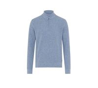 Brax Regular Fit Troyer hellblau, Einfarbig