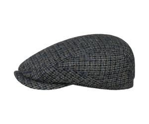 Brayton Harris Tweed Driver Flatcap by Stetson grau-blau 56 cm