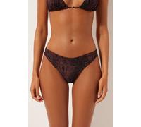 Brazilian Bikinihose Dark Animalier Braun L