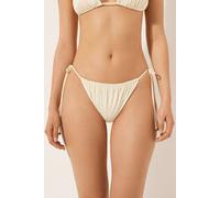 Brazilian-bikinihose Mit Schmalen Bändchen Shiny Satin Hautfarben S