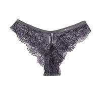 Brazilian Slip Damen,Spitze Unterhosen Erotisch Nahtlose Slips Bikini Hipster Damen Spitze Hipsters Stretch Atmungsaktiver Hipster Dessous Hipster String Tanga