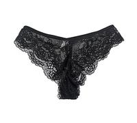 Brazilian Slip Damen,Spitze Unterhosen Erotisch Nahtlose Slips Bikini Hipster Damen Spitze Hipsters Stretch Atmungsaktiver Hipster Dessous Hipster String Tanga