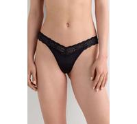 Brazilian-slip Im Stil Der 80er-jahre Aus Spitze Und Mikrofaser Schwarz 2