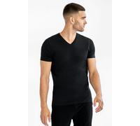 Bread & Boxers 2-Pack T-Shirts V-NECK aus Bio-Baumwolle schwarz (black) XL