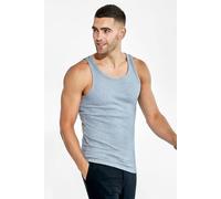 Bread & Boxers 2-Pack Tanktops RIBBED aus Bio-Baumwolle grau (grey melange) L