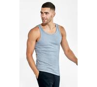 Bread & Boxers 2-Pack Tanktops RIBBED aus Bio-Baumwolle grau (grey melange) XL