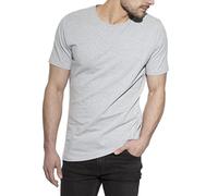 Bread & Boxers Bread and Boxers Crew Necks 2P Graumelliert Ökologische Baumwolle Medium Herren