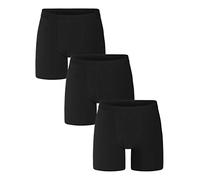 Bread & Boxers Boxer Shorts Modell: Extra Long, 3er Pack Black M