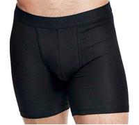 Bread & Boxers Bread and Boxers Brief Boxer Long Leg 3P Schwarz Ökologische Baumwolle XX-Large Herren