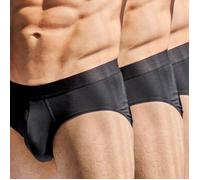 Bread & Boxers Bread and Boxers Brief Multi 3P Schwarz Ökologische Baumwolle Small Herren