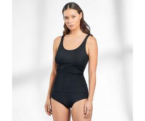 Bread & Boxers Geripptes Damen Tank Top - "WMN TANK RIBBED" Ribbed - Biobaumwolle mit Elasthan - GOTS BLACK XL