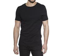 Bread & Boxers Bread and Boxers Crew Necks 2P Schwarz Ökologische Baumwolle Large Herren