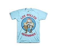 Breaking Bad Officially Licensed Merchandise Los Pollos Hermanos T-Shirt (SkyBlue), XX-Large