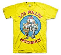 Breaking Bad Offizielles Lizenzprodukt Los Pollos Hermanos T-Shirt (Gelb), Medium
