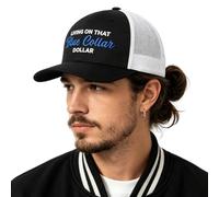 Breathable Trucker Cap, Adjustable Sun Block Work Hat, Windproof Blue Collar Headwear Gear, Lightweight Outdoor Safety Cap, Comfort Headwear, for Truck Drivers Construction Site Men Women Use